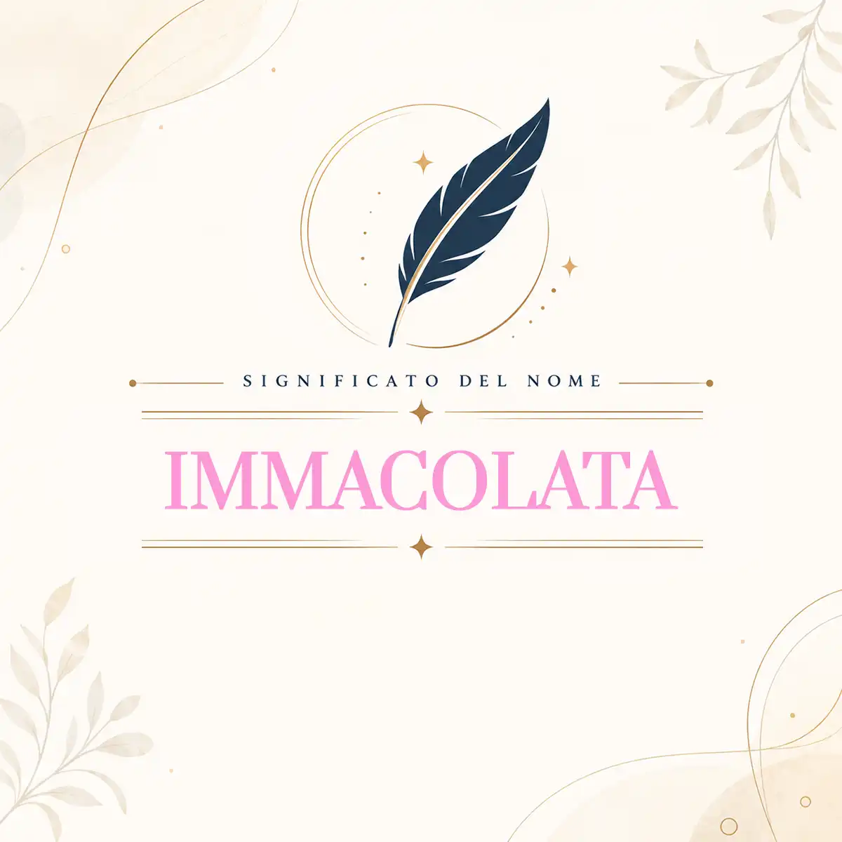 Significato del nome Significato del nome Immacolata