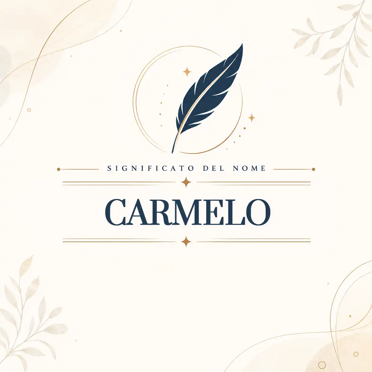 Significato del nome Significato del nome Carmelo: un nome che profuma di Monte Carmelo