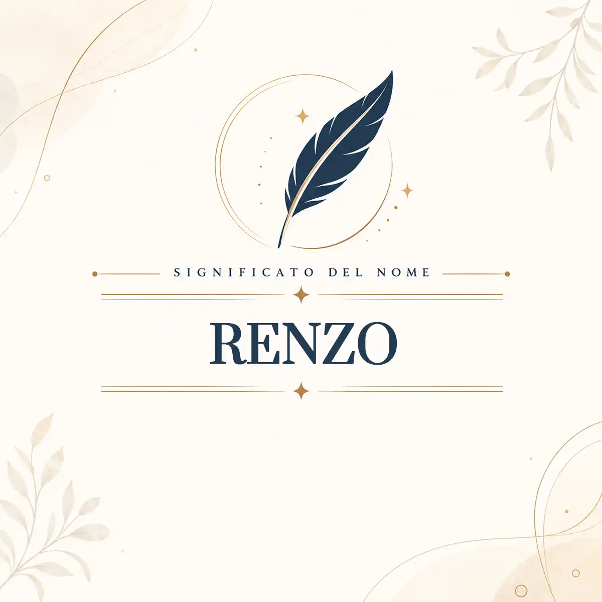 Significato del nome Significato del nome Renzo: il ribelle gentile della tradizione italiana